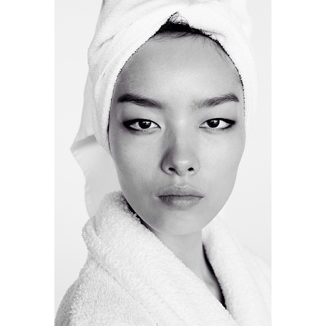 Fei Fei Sun in New Mario Testino “Towel Series” Photo