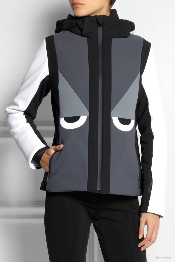 Fendi creatures hooded ski jacket available at Net-a-Porter for $3,300