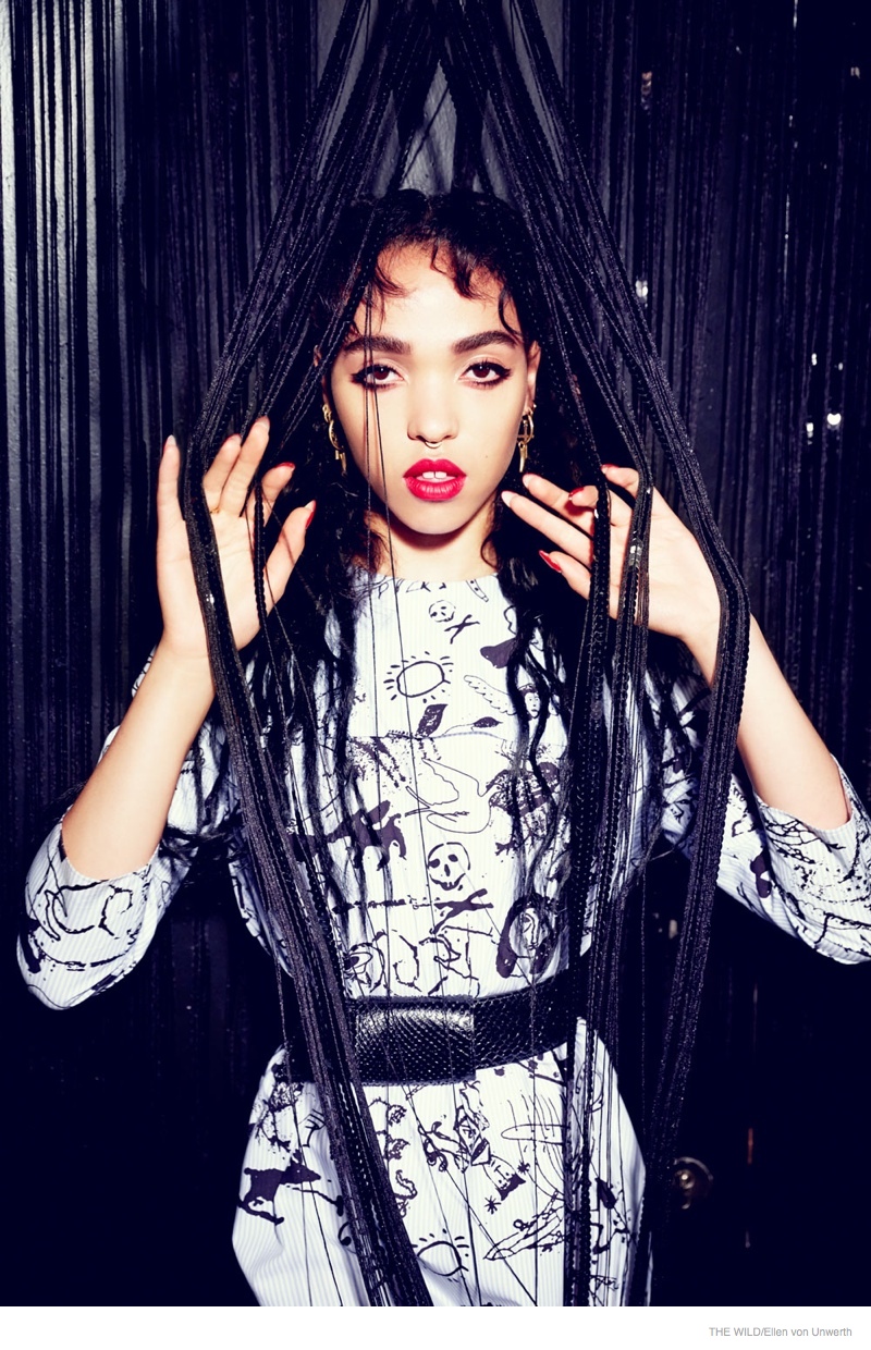 FKA Twigs Poses for The Wild Magazine Shoot