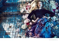 Constance Jablonski Models Fall Florals for Bloomingdale’s Shoot by An Le Constance Jablonski Models Fall Florals for Bloomingdale’s Shoot by An Le