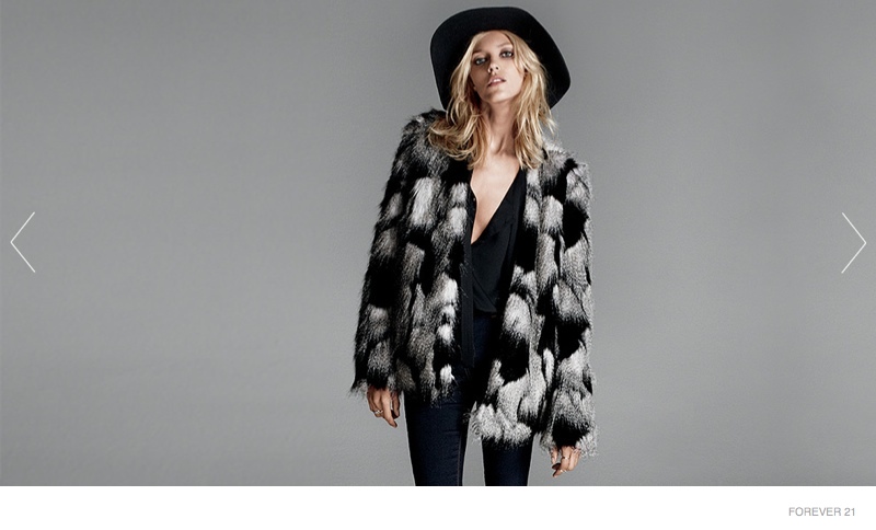 More Photos of Forever 21’s Outerwear Edit with Anja Rubik