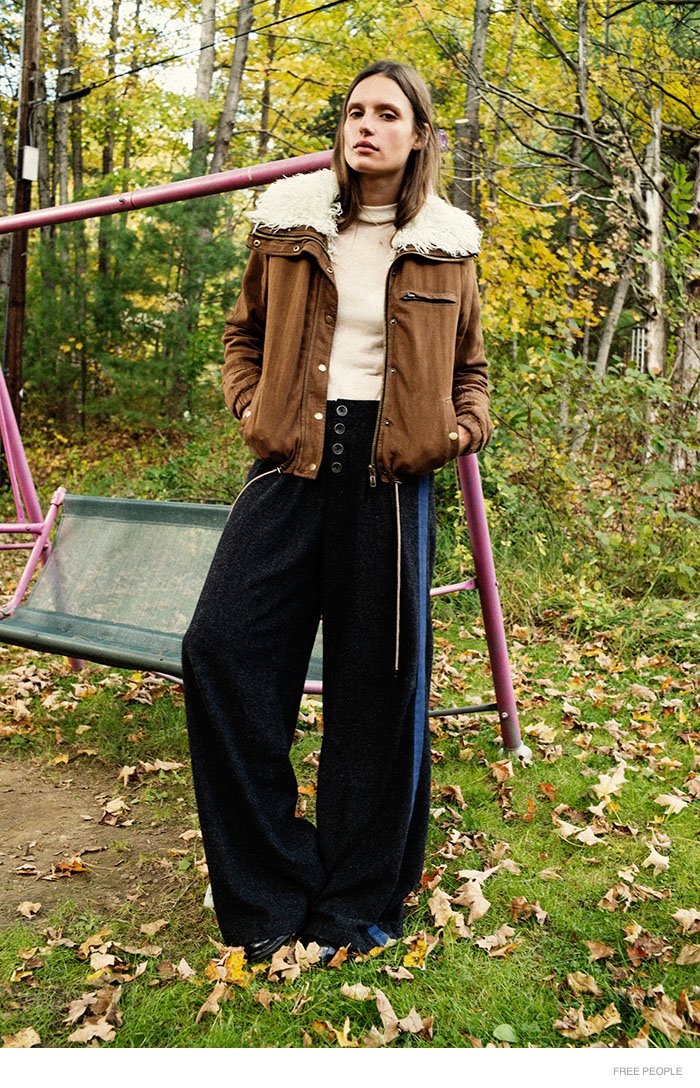 Cate Underwood Wears Outdoors Fashion for Free People