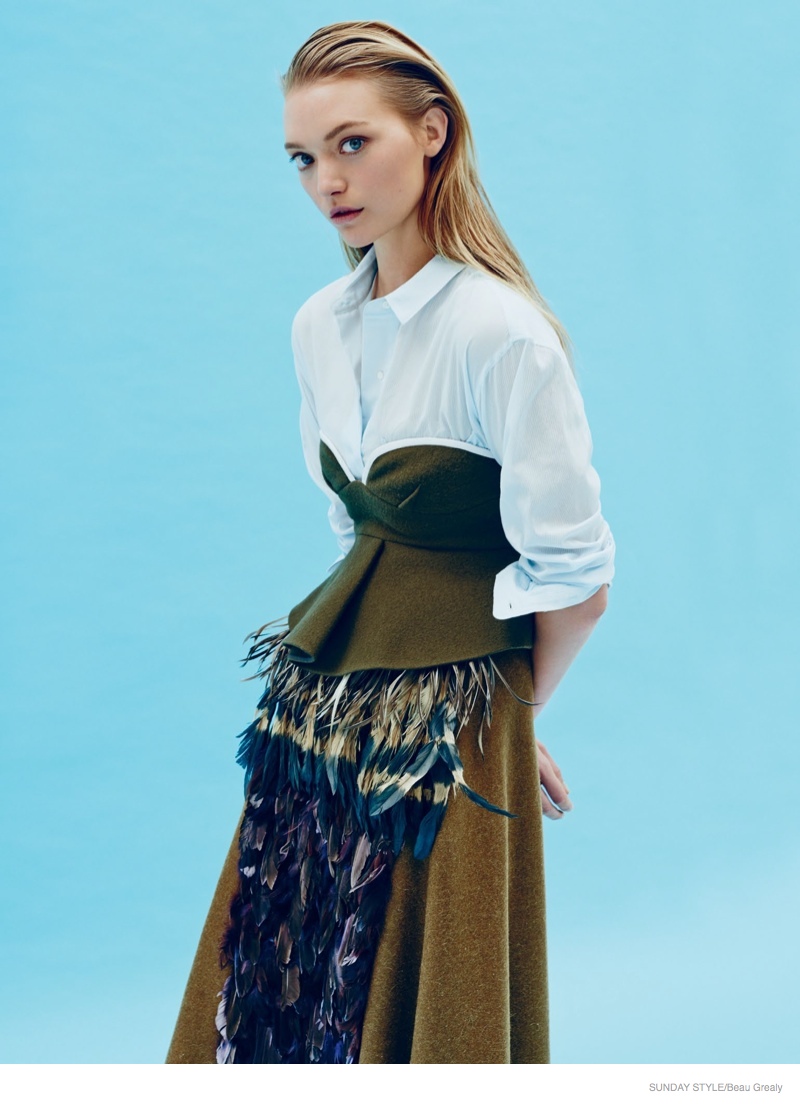 Gemma Ward is a Vision in Photo Shoot for Sunday Style October 2014
