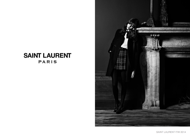 Grace Hartzel Stars in Part 2 of Saint Laurent's Fall 2014 Campaign ...