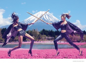 Guess Goes to Japan for Holiday 2014 Campaign by Chen Man Guess Goes to Japan for Holiday 2014 Campaign by Chen Man