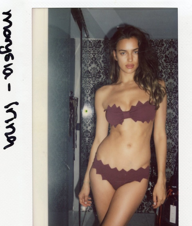 TBT | Irina Shayk Poses in Swimsuits for Sports Illustrated 2013 Polaroids
