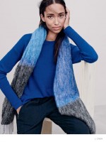 Malaika Firth + Anais Mali Pose in Fall/Winter Sweaters for J. Crew Malaika Firth + Anais Mali Pose in Fall/Winter Sweaters for J. Crew