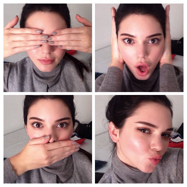 Kendall Jenner gets glammed up in this image by Hung Vanngo