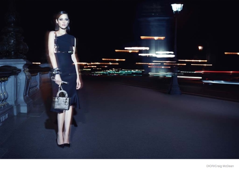 Marion Cotillard Poses at Night for New Lady Dior Campaign – Fashion ...