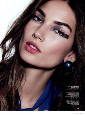 Lily Aldridge Wears Fall Makeup Looks for Cover Story of Allure Russia Lily Aldridge Wears Fall Makeup Looks for Cover Story of Allure Russia
