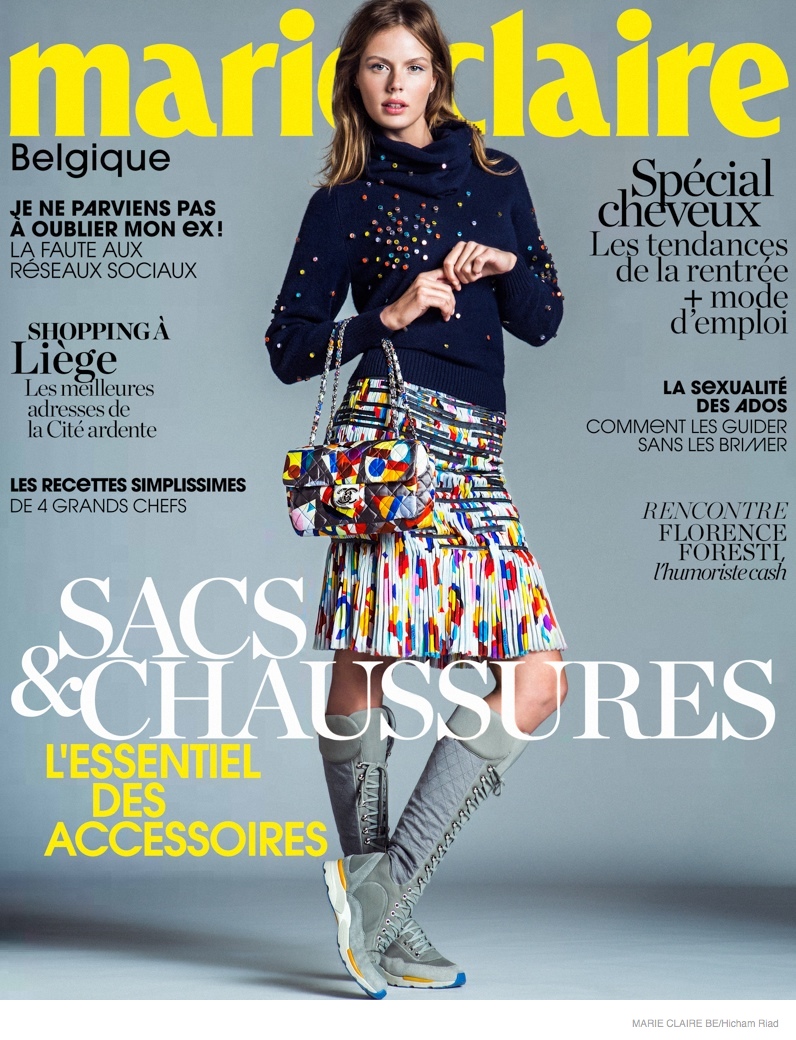 Marlijn Hoek Dons Effortless Style for Marie Claire Belgium by Hicham ...