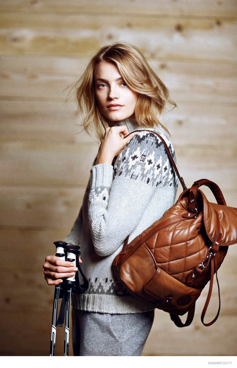Anna Jagodzinska Stars in Massimo Dutti’s Après Ski F/W 2014 Campaign