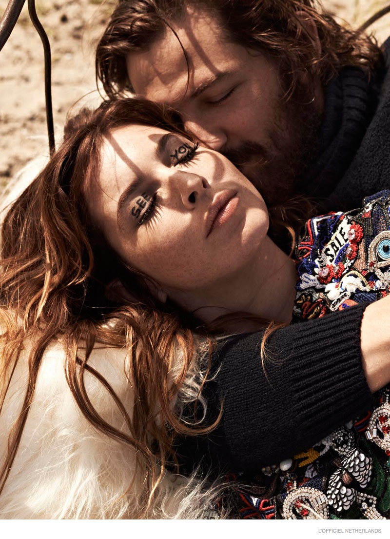 Tara Elders Stars in L’Officiel Netherlands October 2014 Cover Shoot