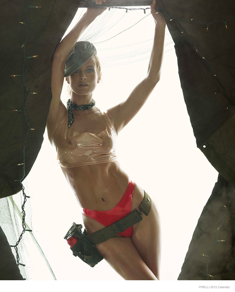 Carolyn Murphy for May. 2015 Pirelli Calendar.