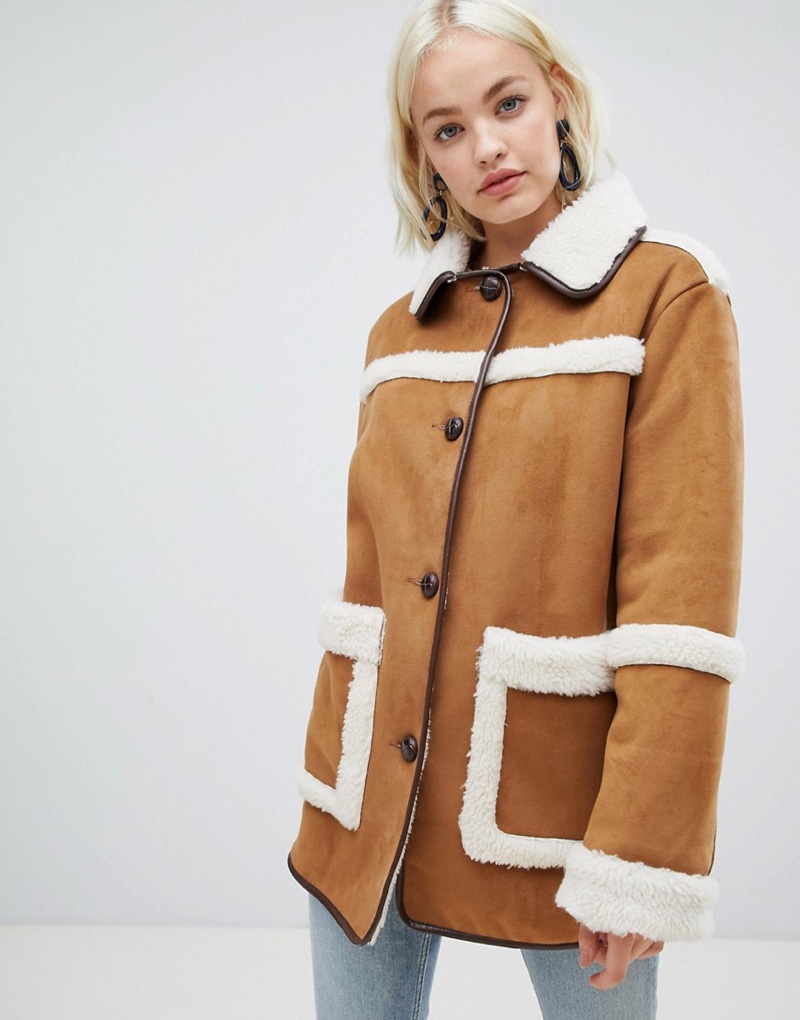 ASOS Design Vintage Style Borg Jacket $88.50 (previously $111)