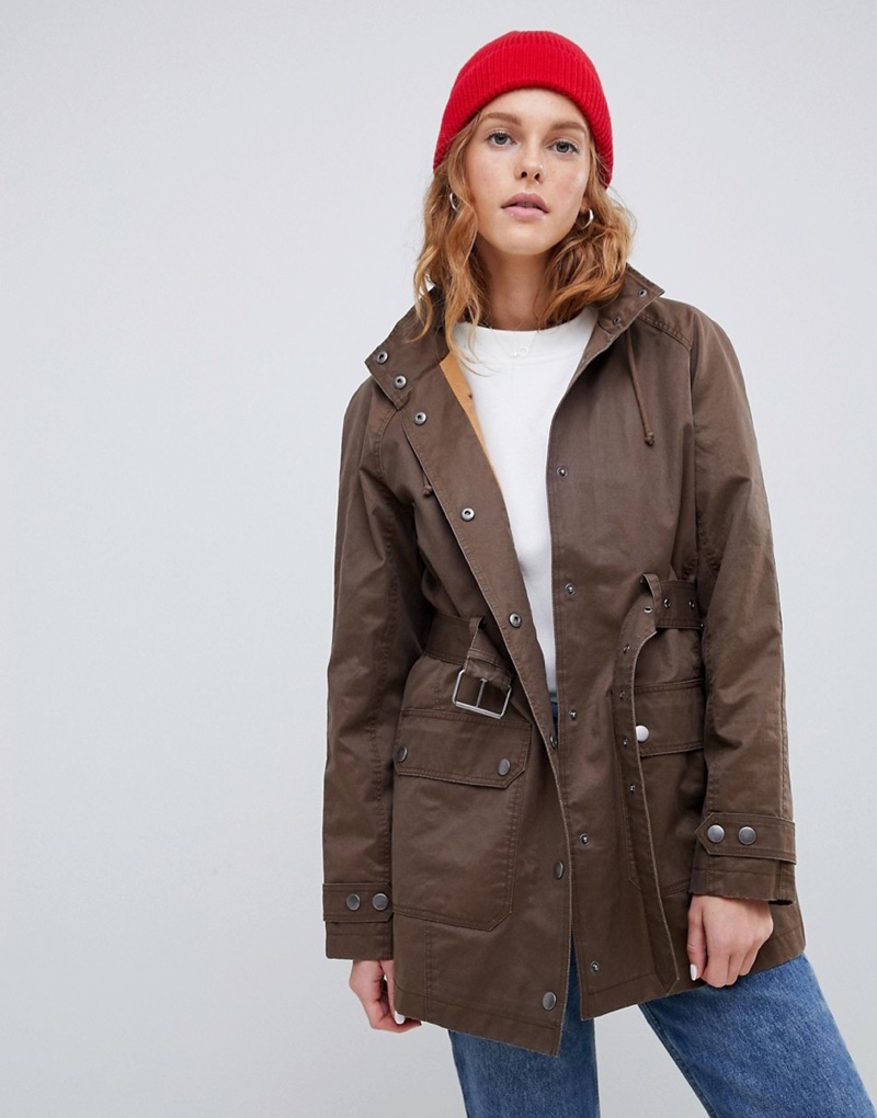 ASOS Design Wax Look Utility Jacket $82 (previously $103)