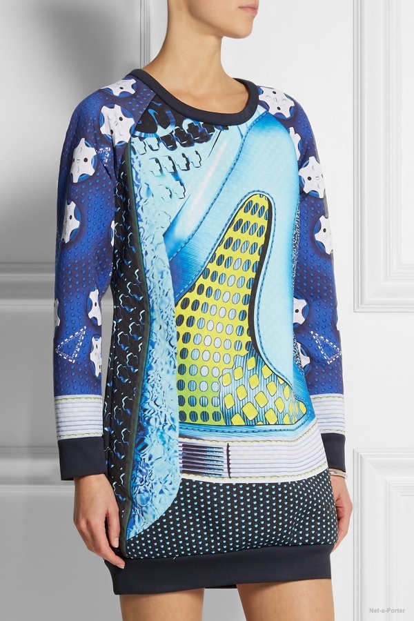 adidas Originals Mary Katrantzou Rowdy scuba-jersey mini dress available at Net-a-Porter for $280