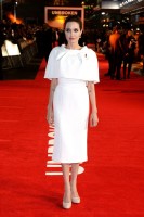 Angelina Jolie in Ralph & Russo Couture Cape + Dress at the "Unbroken" London Premiere Angelina Jolie in Ralph & Russo Couture Cape + Dress at the "Unbroken" London Premiere