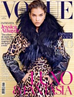 Barbara Palvin Gets Wild for Vogue Portugal December 2014 Cover Barbara Palvin Gets Wild for Vogue Portugal December 2014 Cover