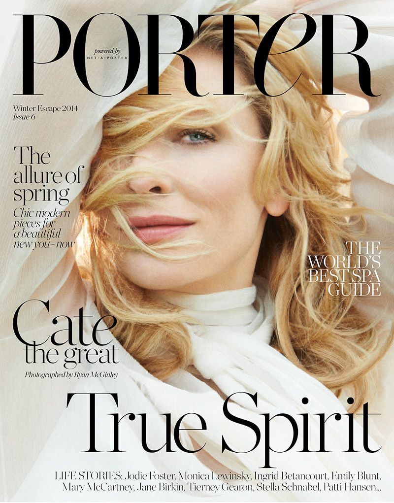 Cate Blanchett Covers Porter Magazine, Says She’s "F***ing Proud" of Emma Watson