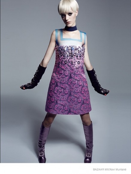 Esther Heesch Channels 60s Twiggy for Harper’s Bazaar Mexico – Fashion ...