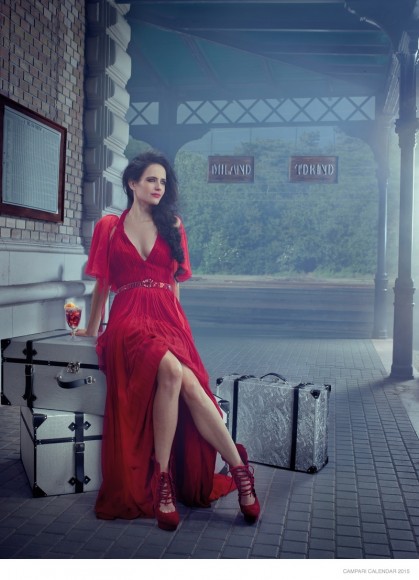 Eva Green Has Us Seeing Red in the 2015 Campari Calendar – Fashion Gone ...