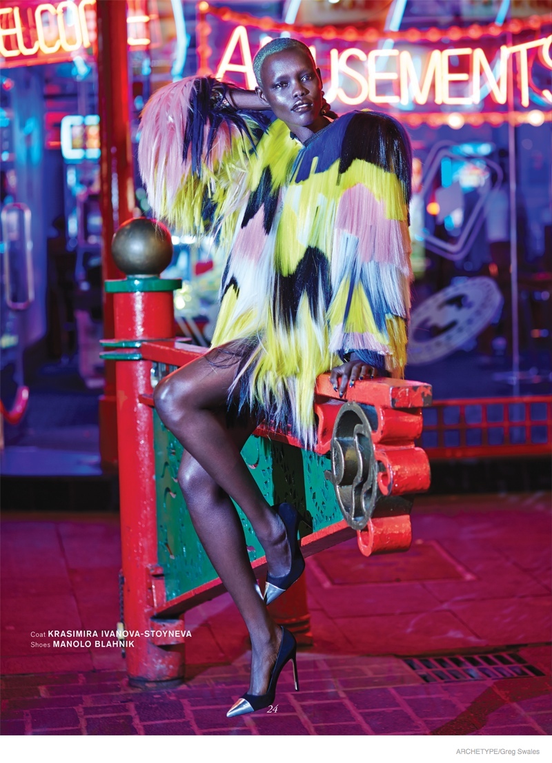 Grace Bol Wears Bold Fashion in Archetype Magazine’s F/W 2014 Cover Shoot