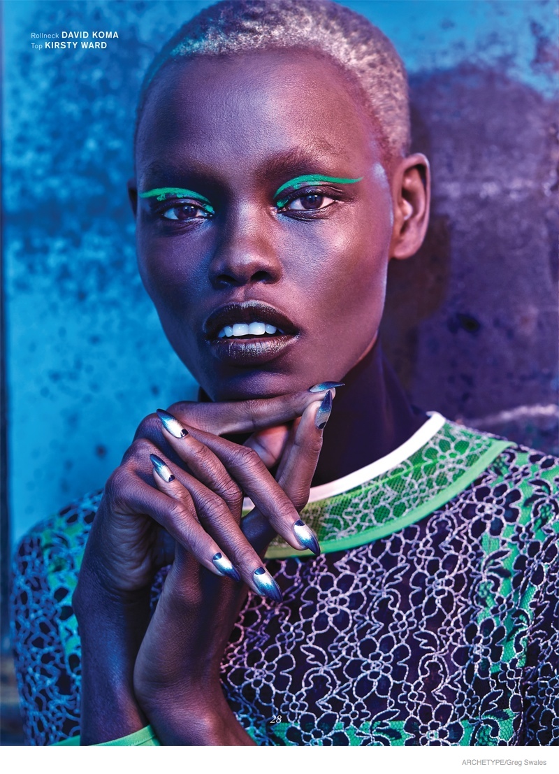 Grace Bol Wears Bold Fashion in Archetype Magazine's F/W 