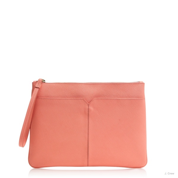 Downing Embossed Clutch