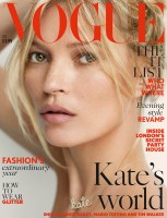 Kate Moss Lands Vogue UK December 2014 Cover Kate Moss Lands Vogue UK December 2014 Cover
