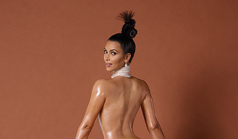 Here’s Kim Kardashian Completely Nude for Paper Magazine
