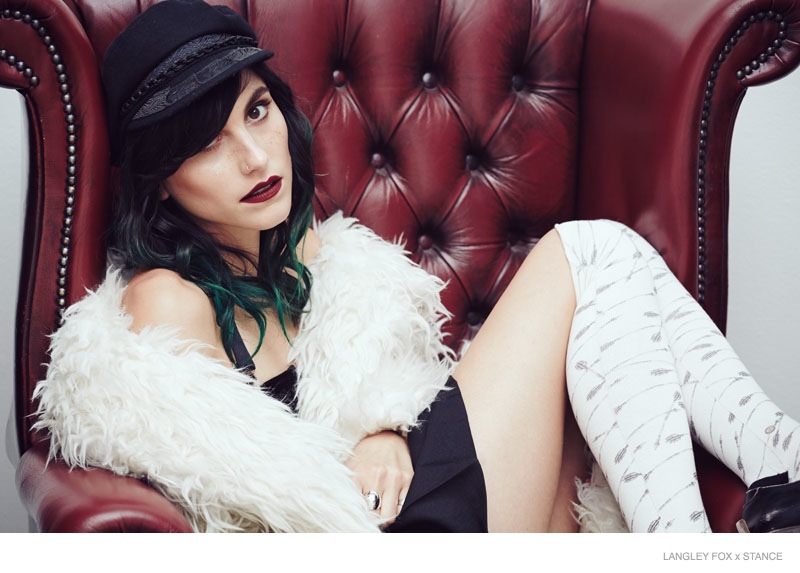Langley Fox Designs Socks for Stance Collaboration