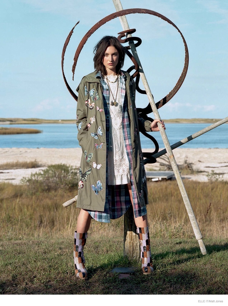 Jacquelyn Jablonski Models Layered Fall Looks for Matt Jones Shoot in ...