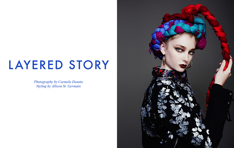 FGR Exclusive | Lydia Hunt by Carmelo Donato in “Layered Story”