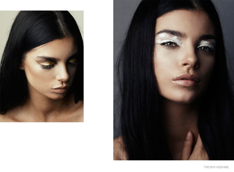 Ruairi Luke Poses in Beauty Shoot by Trever Hoehne