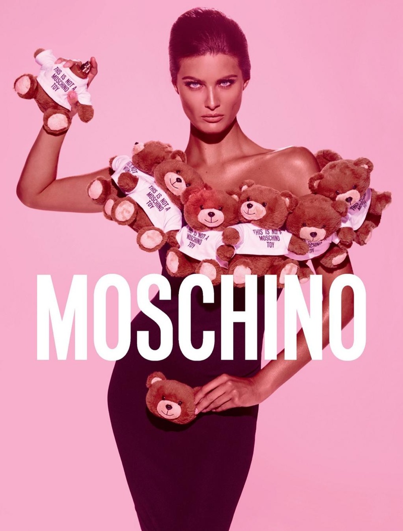 Isabeli Fontana Gets Covered in Stuffed Animals for Moschino ‘Toy’ Fragrance Ad