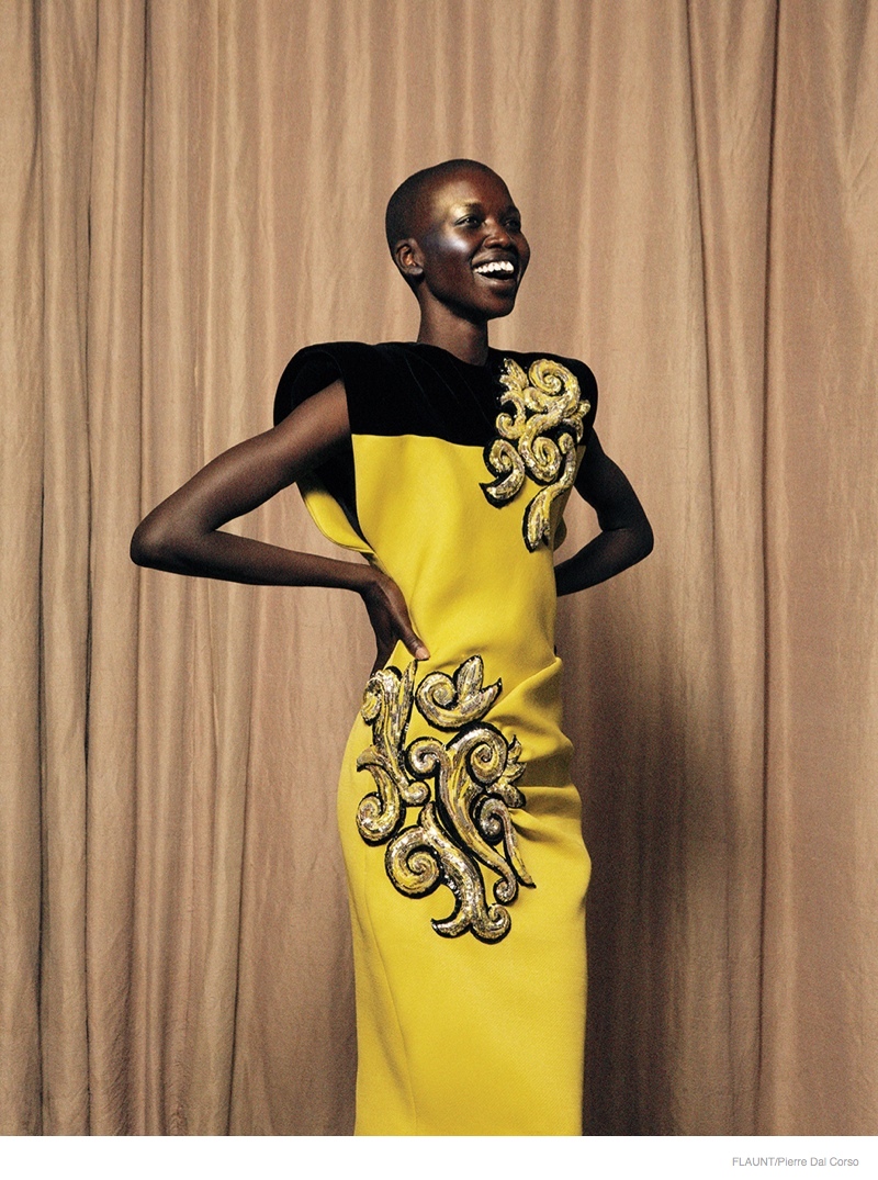 Nykhor Paul Wears Haute Couture for Flaunt by Pierre dal Corso