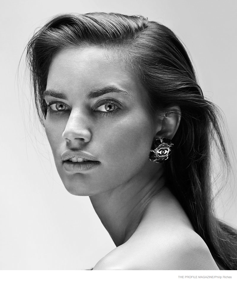 Rianne ten Haken Poses for Philip Riches in The Profile Magazine