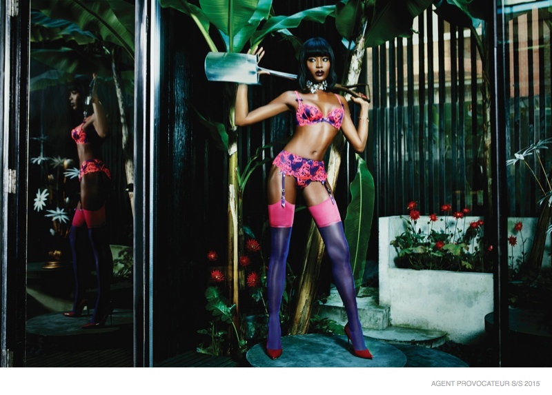 More Photos From Agent Provocateur's Spring 2015 Campaign with Naomi Campbell More Photos From Agent Provocateur's Spring 2015 Campaign with Naomi Campbell