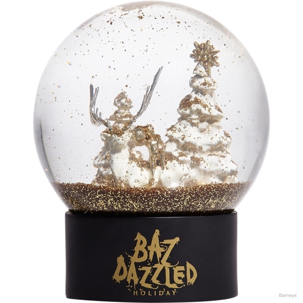 Baz Dazzled Holiday Elphresh Snow Globe available at Barneys for $275