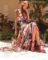 Bianca Balti Wears Bohemian Style for Porter by Hilary Walsh Bianca Balti Wears Bohemian Style for Porter by Hilary Walsh