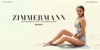 Bregje Heinen Models Zimmermann Swimsuits for Shopbop