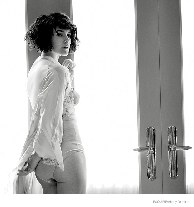 Evangeline Lilly Poses in Lingerie for Esquire Magazine