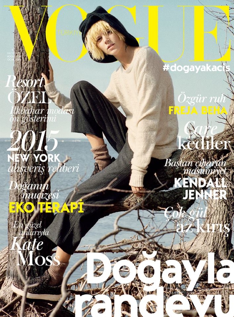 Freja Beha Erichsen Rocks a Short, Blonde Hairdo for Vogue Turkey Cover