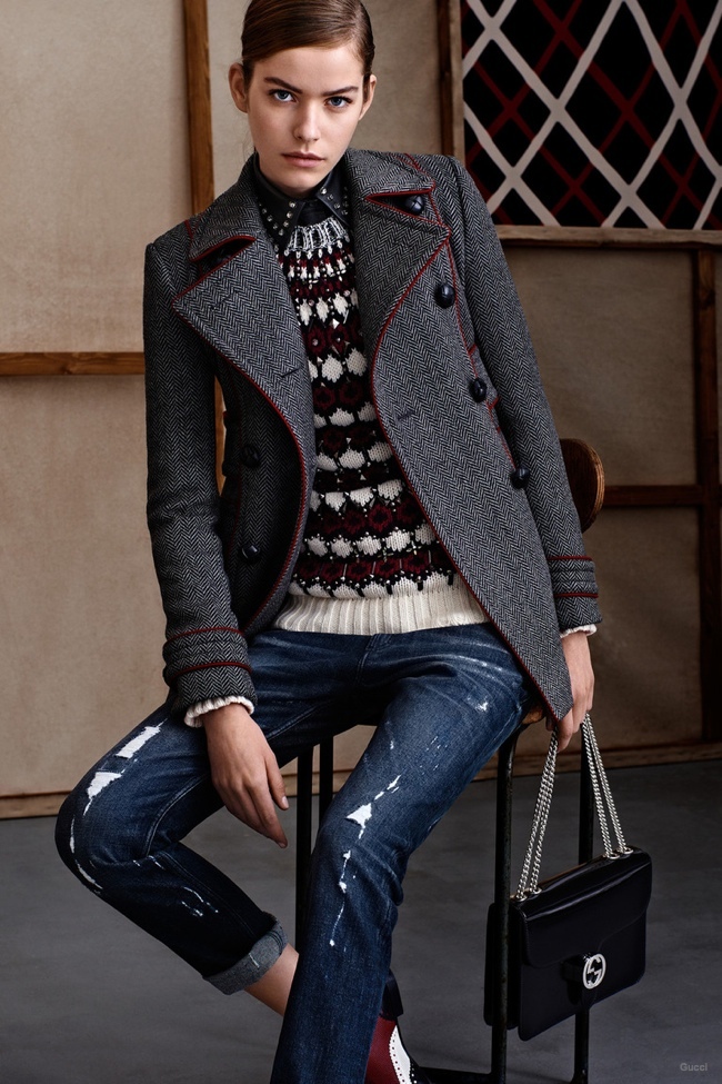 Gucci Goes Tom Boy, 70s Chic for Pre-Fall 2015