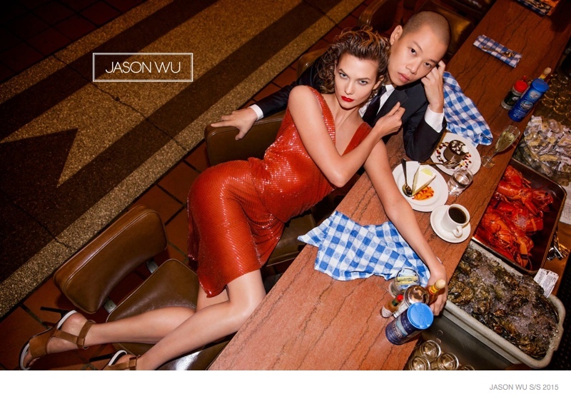 Karlie Kloss Dines in Style for Jason Wu’s Spring 2015 Campaign