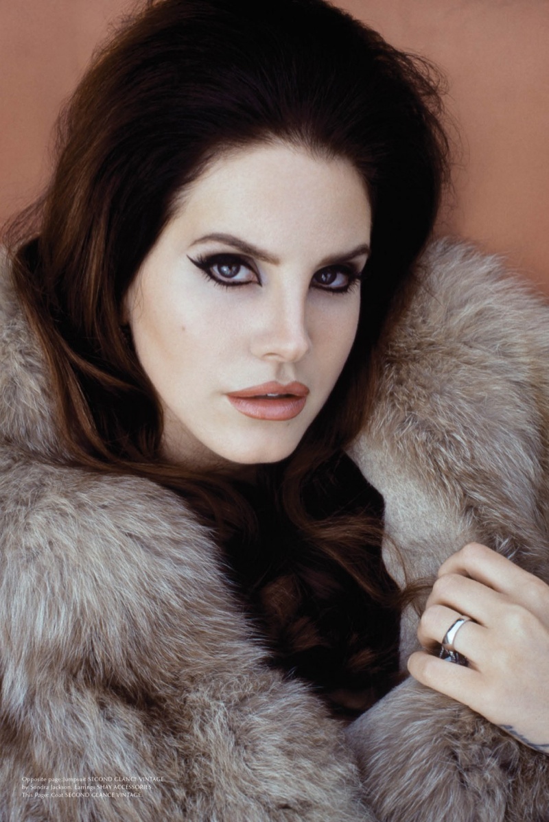 Lana Del Rey Charms for Galore Shoot by Francesco Carrozzini