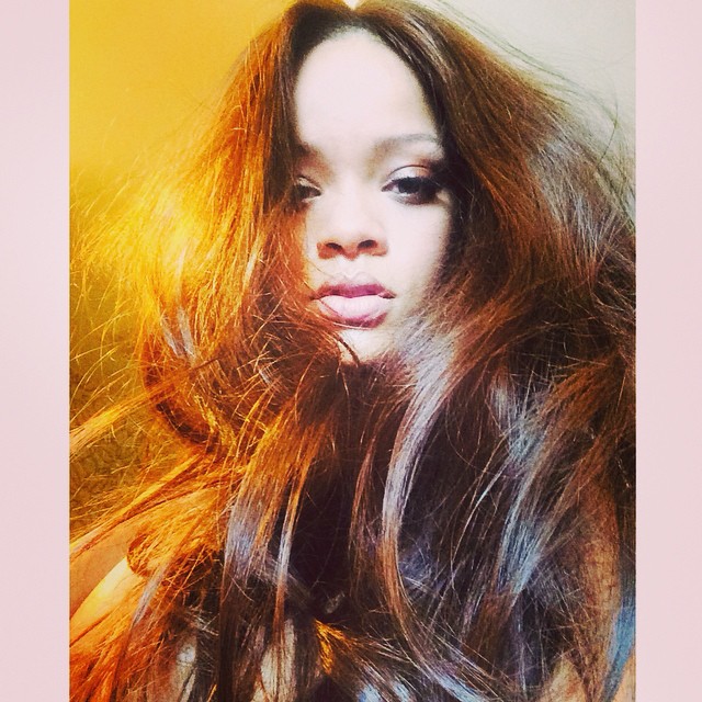 RIHANNA’S NEW LOCKS: The singer posted an Instagram shot featuring a rich brown color.