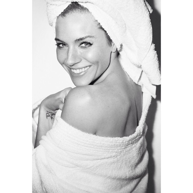 Sienna Miller Stars in Mario Testino’s Towel Series
