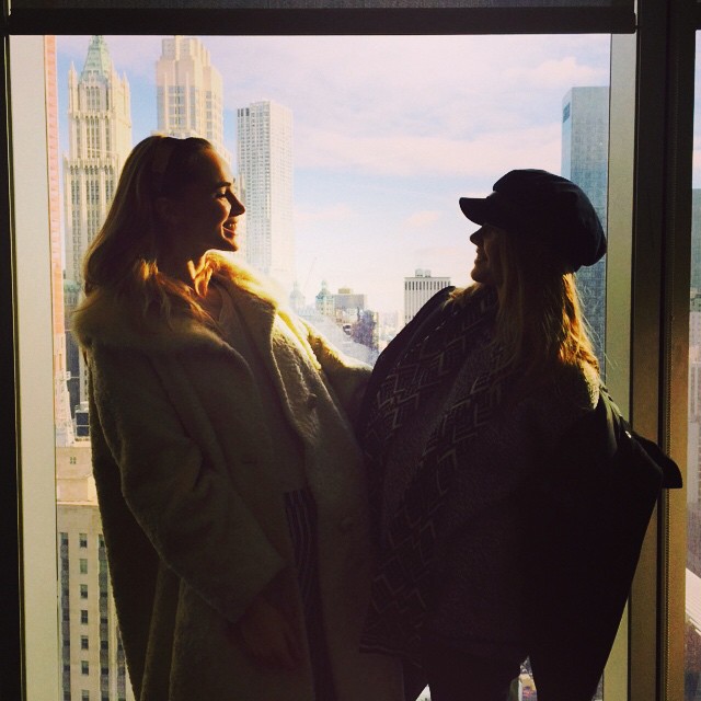 Sisters Suki and Immy Waterhouse pose together